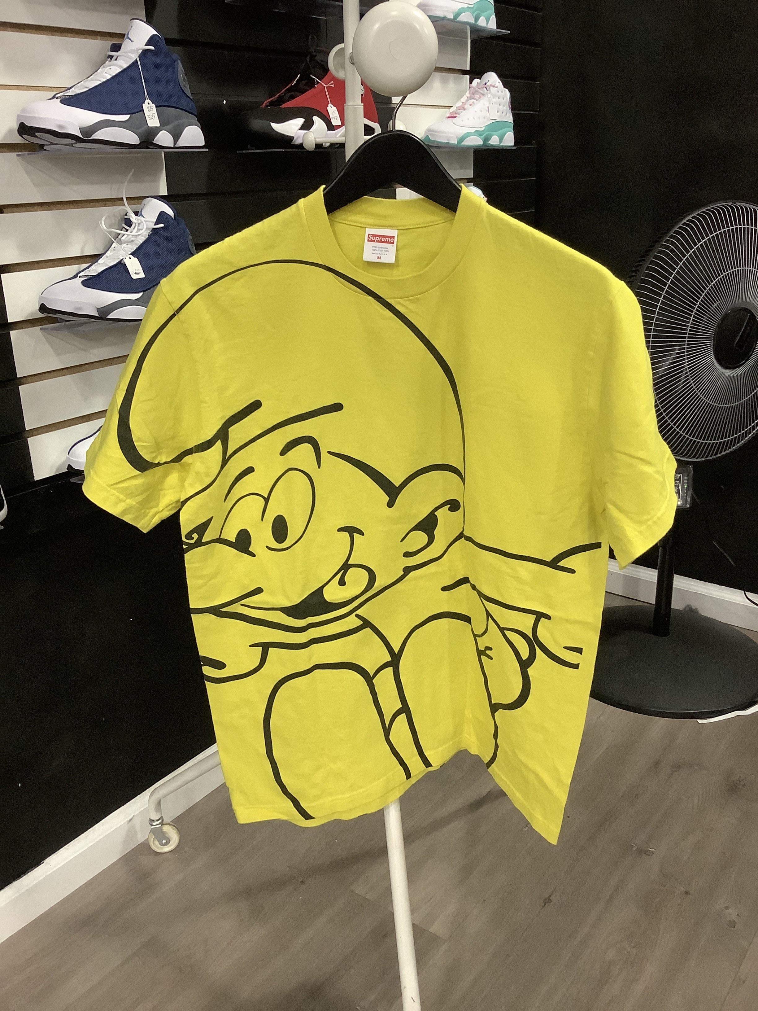 Supreme Smurfs Tee Yellow – Hidden Sole