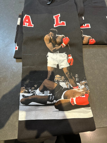 Ali Unisex Black Graphic Tee