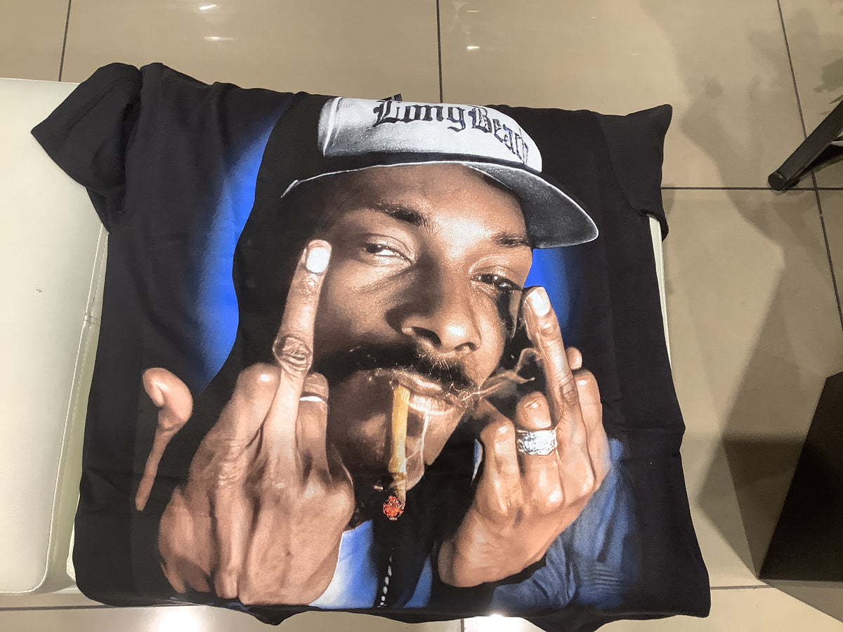 Snoop Dogg  Big Face Long Beach Graphic T Shirt
