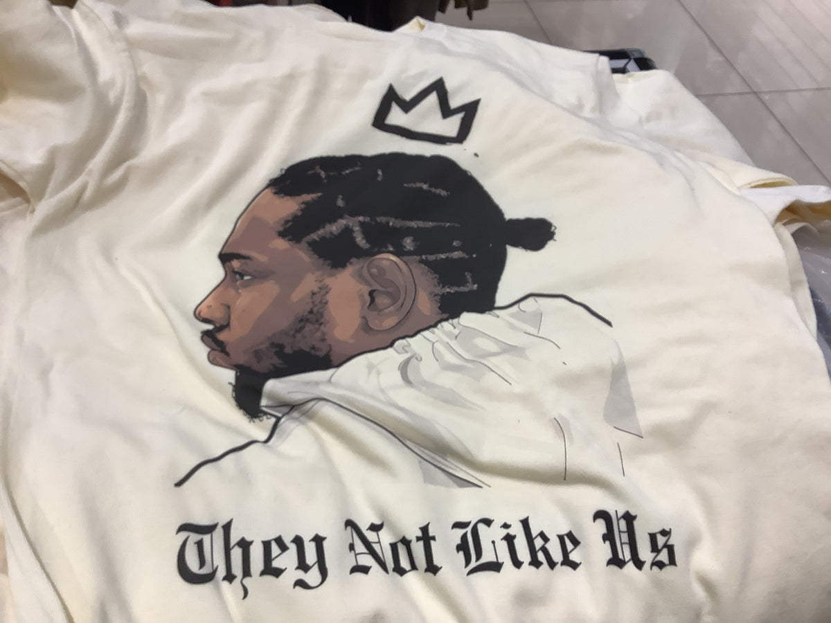 Kendrick Lamar They Not Like Us Unisex Graphic Tee (cream)