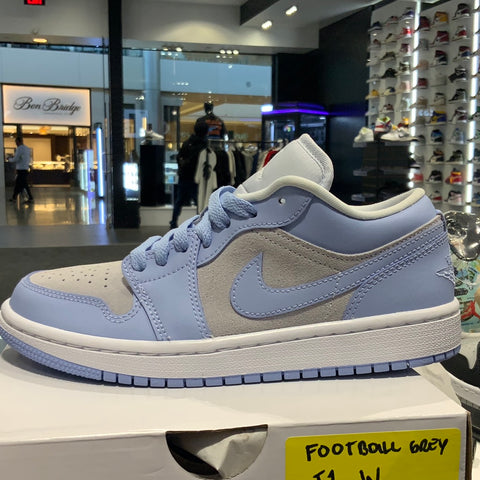 Jordan 1 Low Football Grey Women
