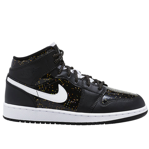 Jordan 1 Mid Black Speckle