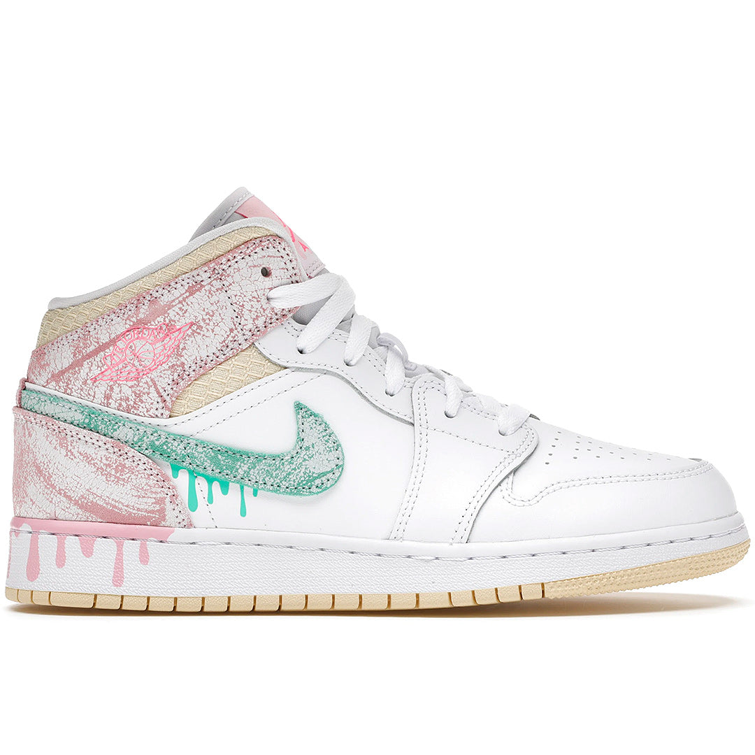 Jordan 1 Mid Paint Drip