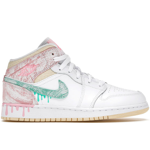 Jordan 1 Mid Paint Drip