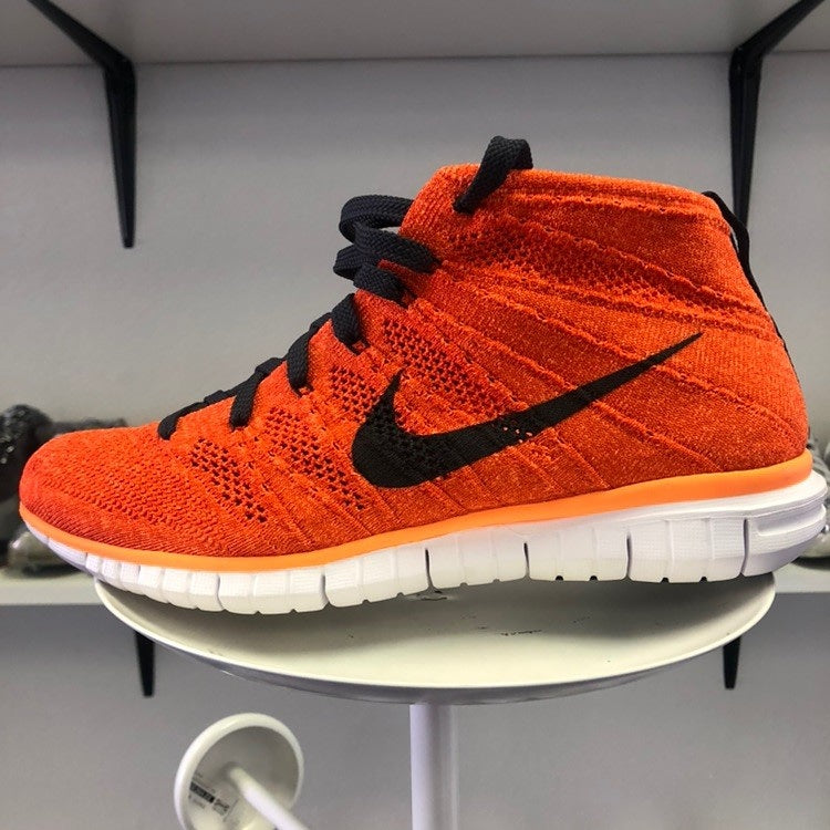 Nike Free Flyknit Chukka Total Orange Volt
