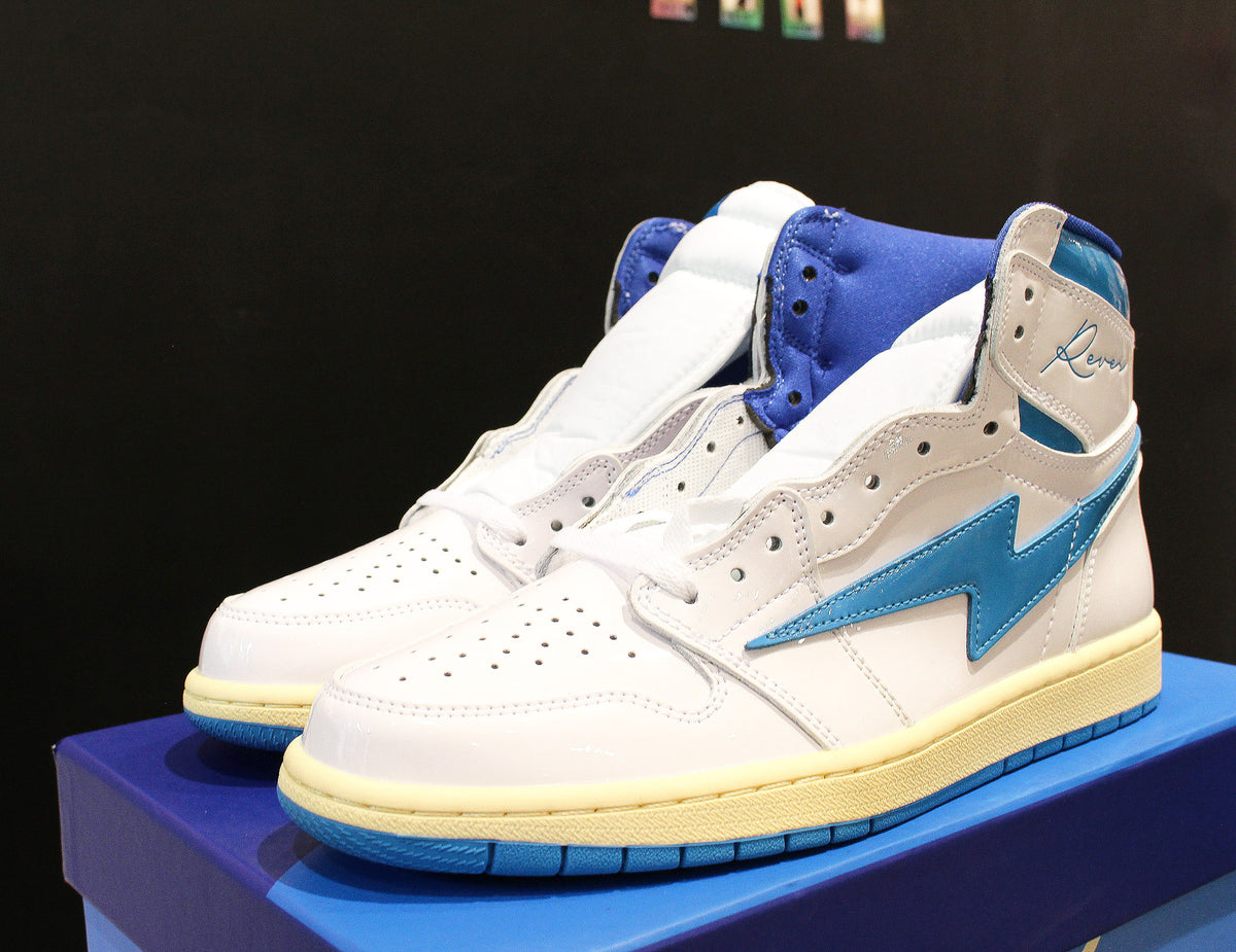 Reves Paris x KIY ‘85 Hi White Azure Blue