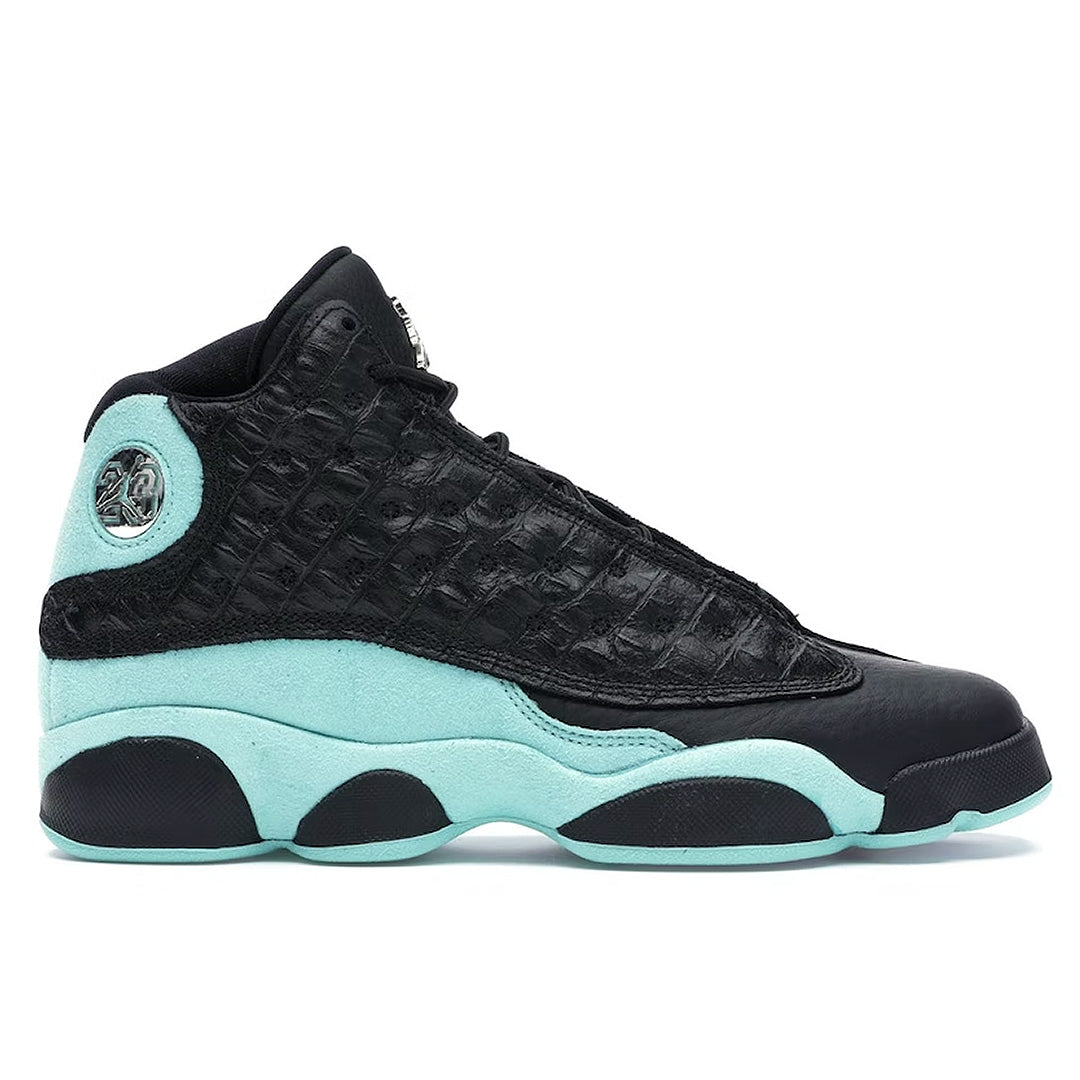 Jordan 13  Black Island Green