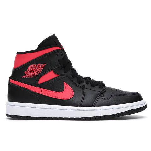 Jordan 1 Mid Black Siren Red (W)