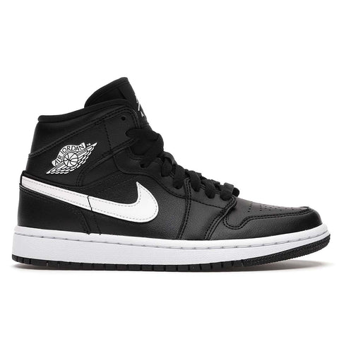 Jordan 1 Mid Black White
