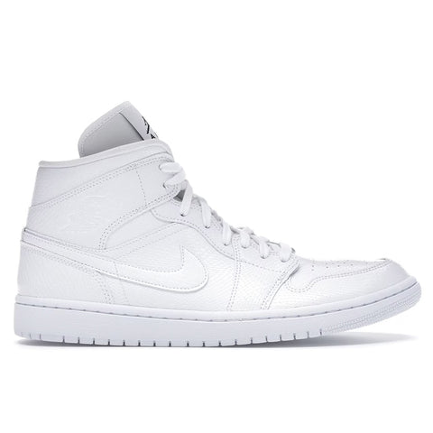 Jordan 1 Mid White Snakeskin (W)