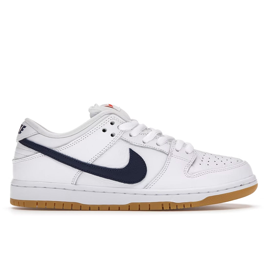 Nike SB Dunk Low Orange Label White Navy