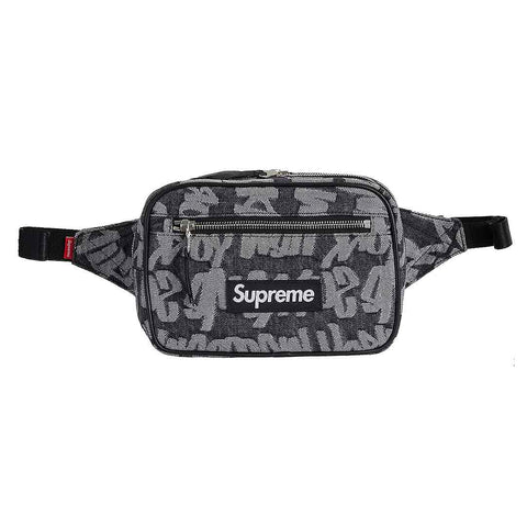 Supreme Fat Tip Jacquard Denim Waist Bag