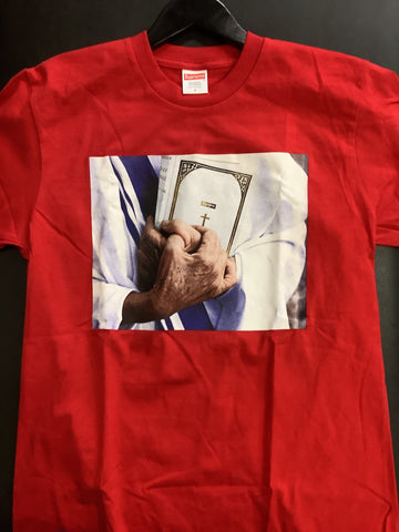 Supreme Bible Tee Red