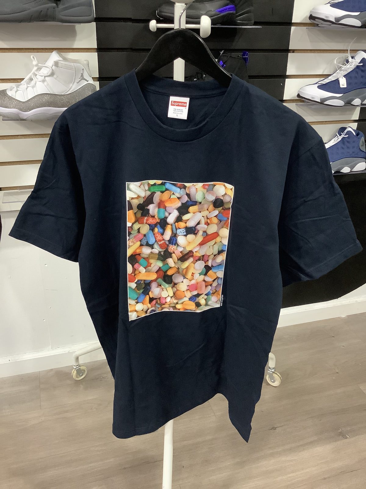 Supreme Pills Tee Navy
