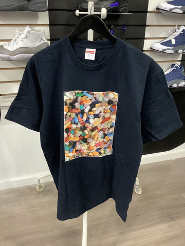 Supreme Pills Tee Navy