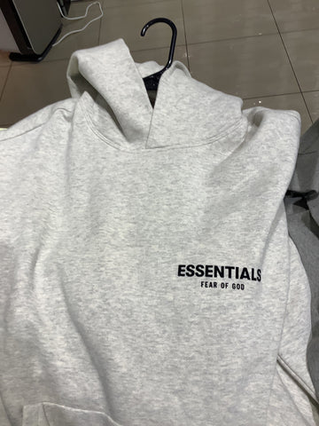 Essentials Fear Of God Hoodie Light Oatmeal SS22