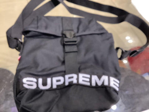 Supreme Military Side Bag Black  (consignment)