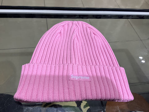 Supreme Over-dyed Beanie Pink  (consignment)