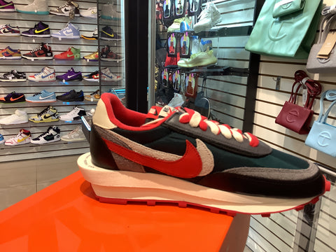 Nike LD Waffle Sacai Undercover Midnight Spruce University Red