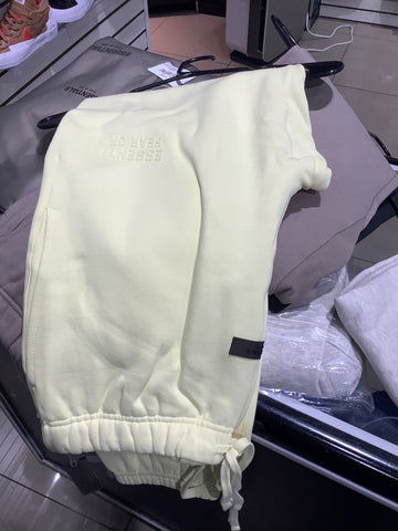 Essentials Fear Of God Sweatpants Canary SS22