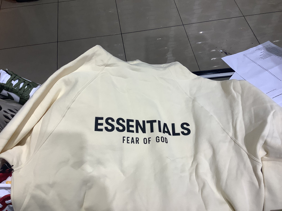 Fear of God Essentials Pull Over Hoodie (SS21) Cream