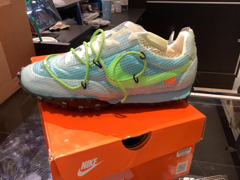 Nike Waffle Racer Off-White Vivid Sky