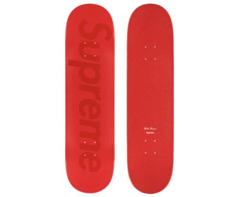 Supreme Tonal Box Logo Skateboard Red