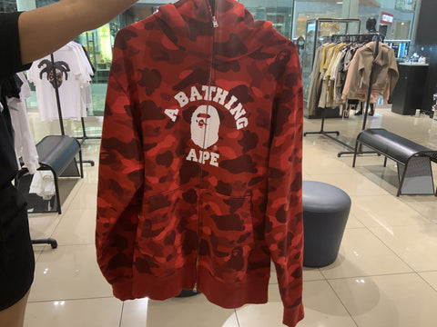 BAPE Color Camo College Full Zip Hoodie