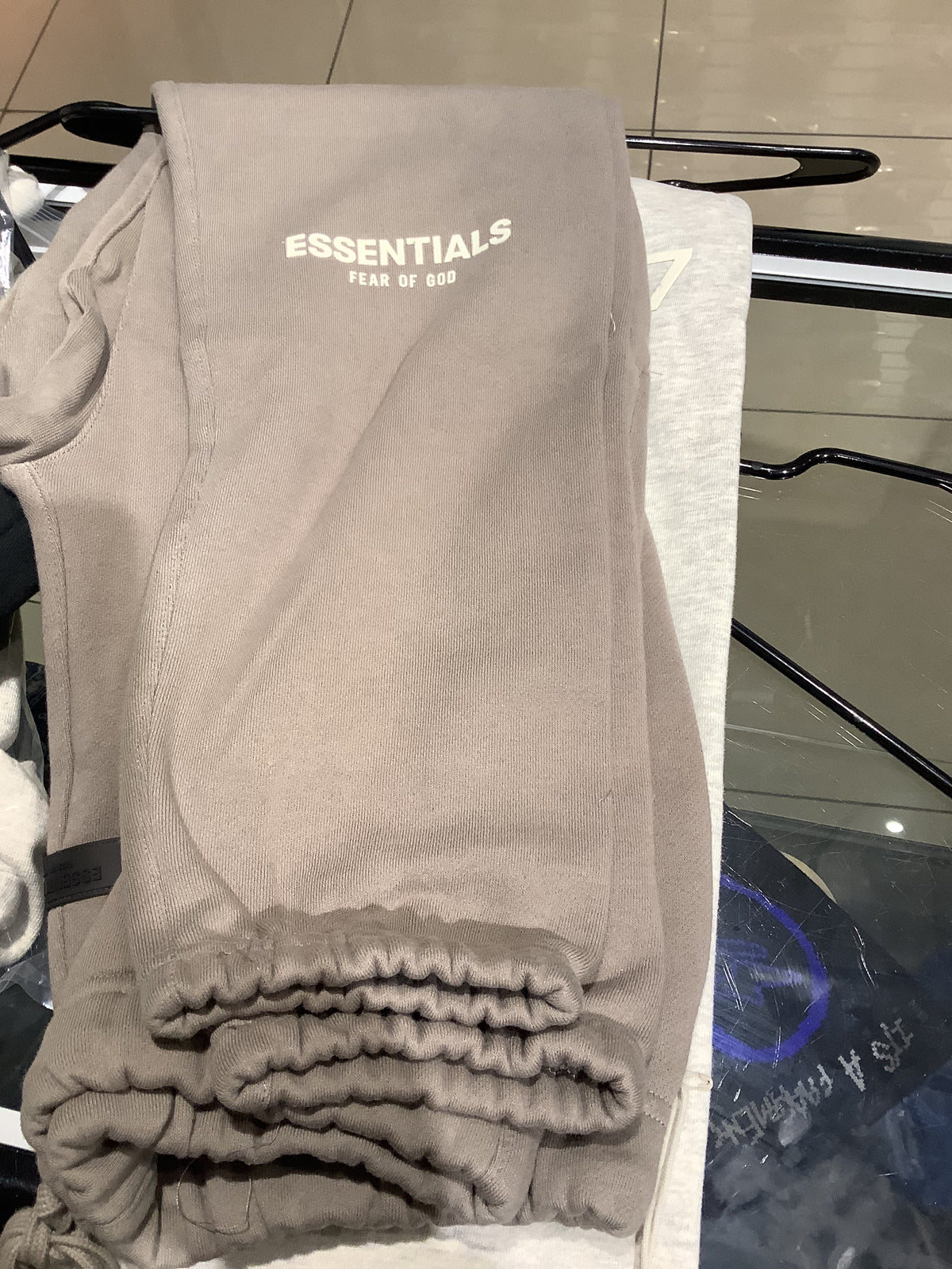 Essentials Fear Of God Sweatpants Desert Taupe SS22