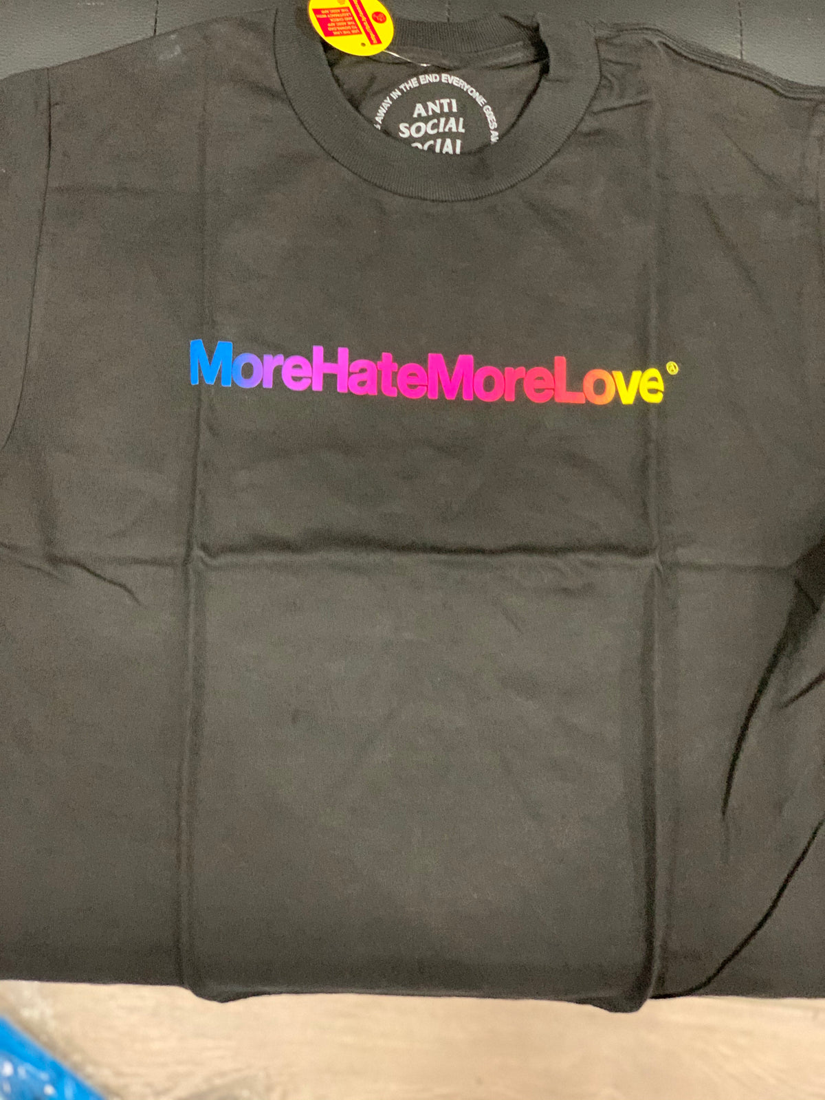 Anti Social Social Club More Love More Hate Black Tee