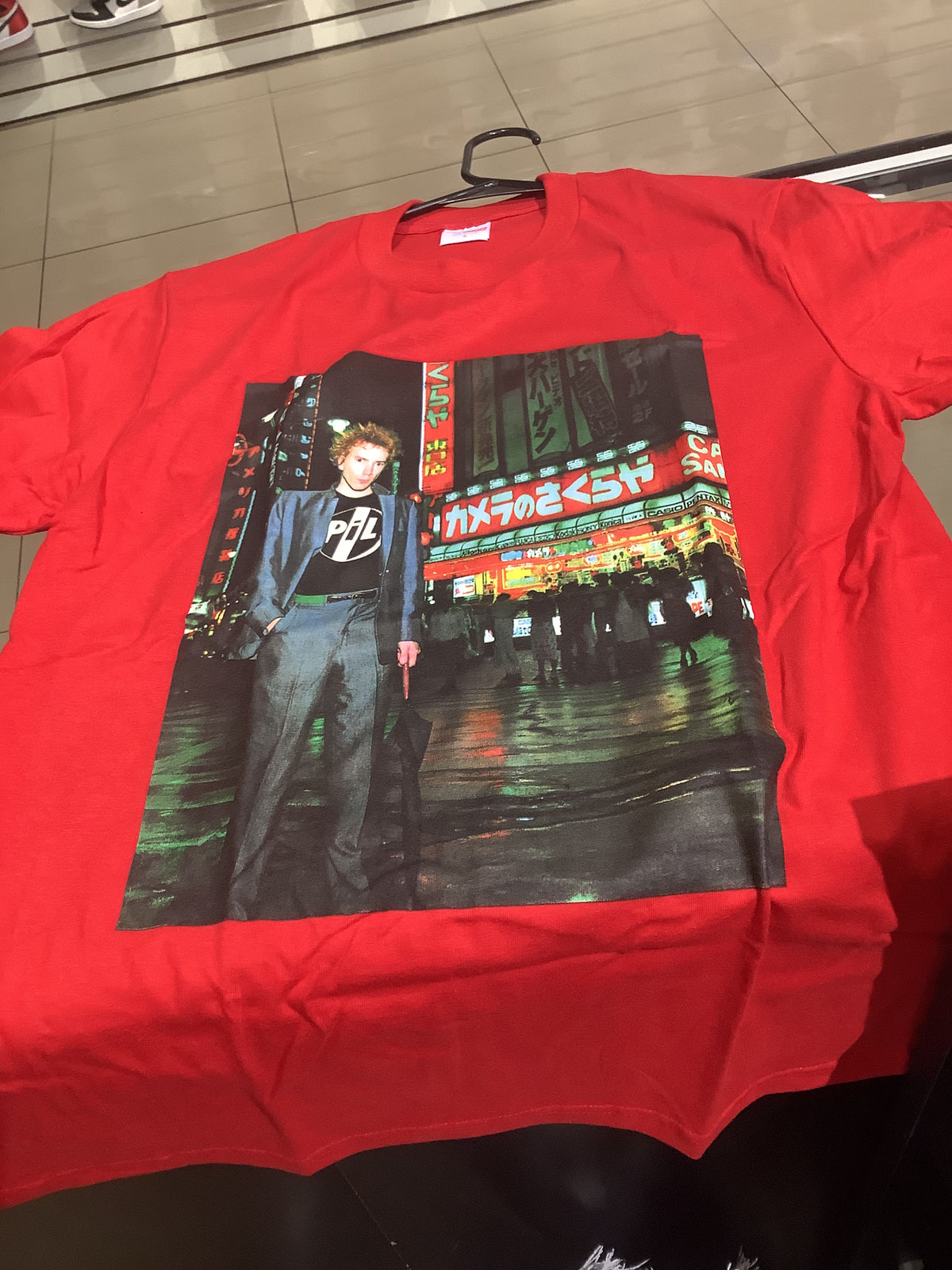 Supreme PiL Live In Tokyo Tee Red