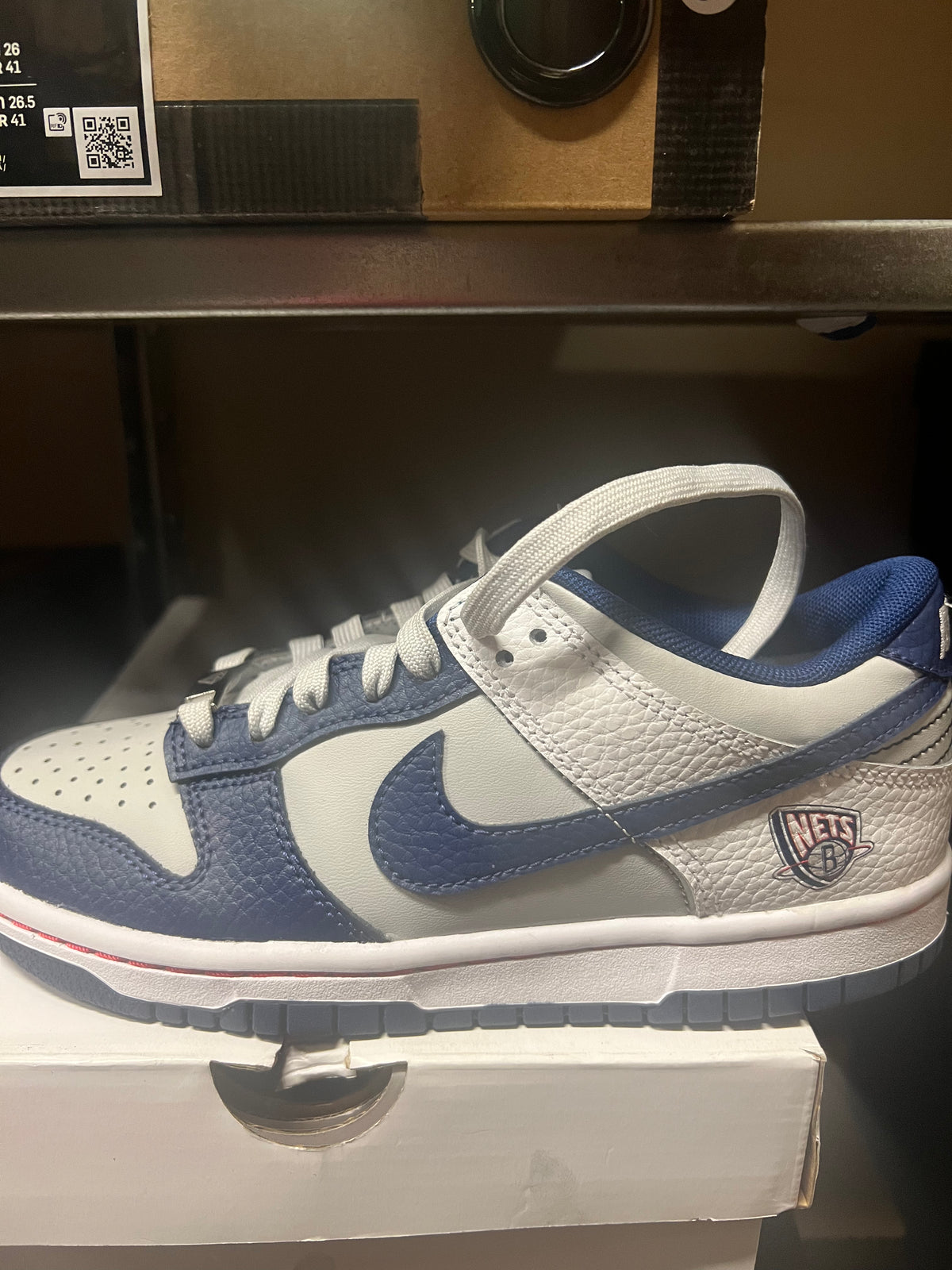 Nike Dunk Low Emb  NBA 75th Anniversary Brooklyn Nets