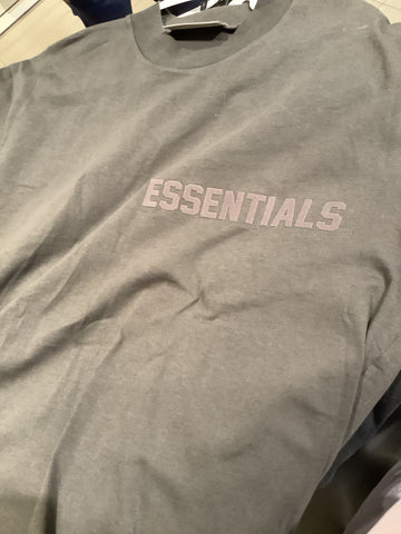 Fear of God Essentials  Off Black T-shirt